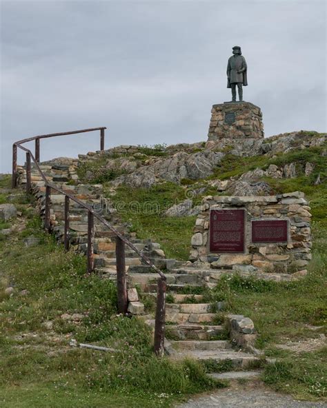 John Cabot Landfall Statue in Bonavista Editorial Stock Photo - Image of stairs, labrador: 125695423