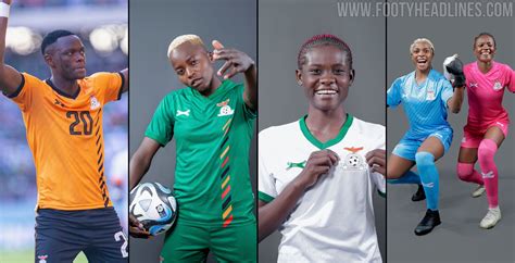 Zambia 2023 Home, Away, Third & Goalkeeper Kits Released - Footy Headlines