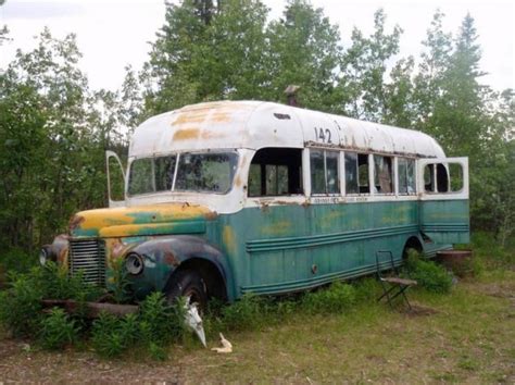 Christopher McCandless' abandoned bus 142 "Magic Bus"-- Stampede Trail