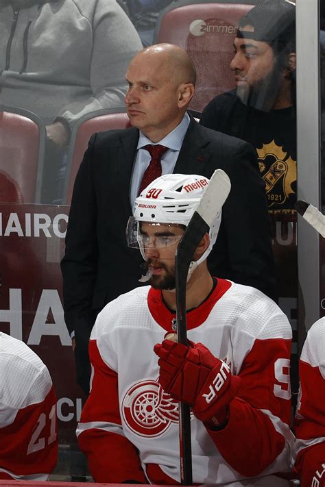 Detroit Red Wings coach Derek Lalonde ejected from game after arguing a call