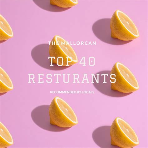 Top 40 restaurants in Mallorca : mallorca