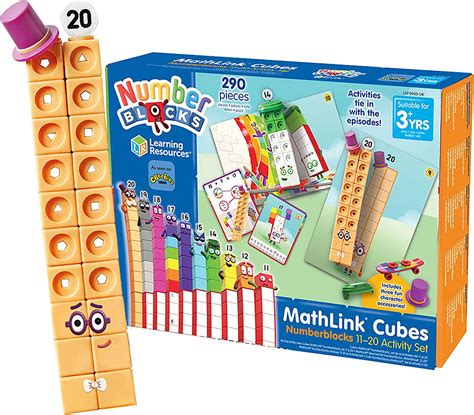 MathLink® Cubes Numberblocks 11-20 Activity Set | Bizziebaby