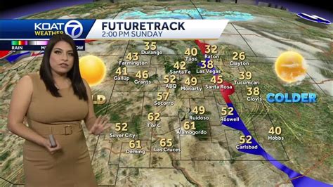 Stephanie's KOAT 7 Weather Forecast for 1-28 - YouTube