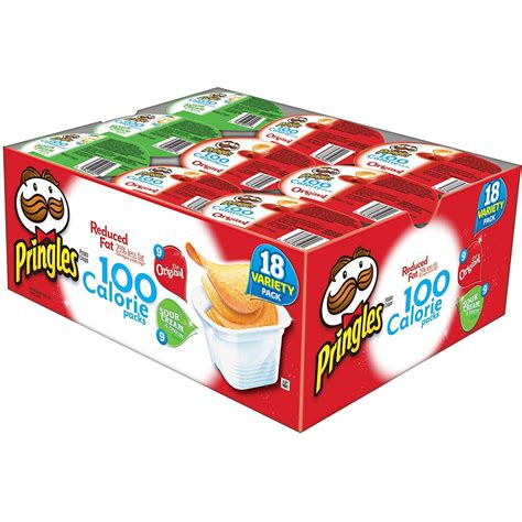 Pringles 2 Flavor Snack Stacks, 0.63 Ounce, 18 count | Pringle flavors, Flavor variety, Pringles