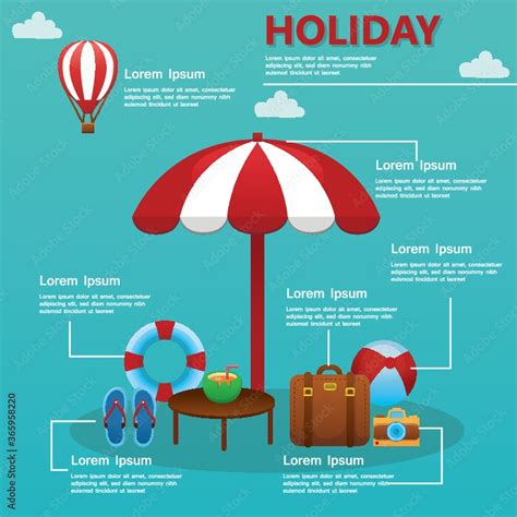 holiday infographic Stock Vector | Adobe Stock