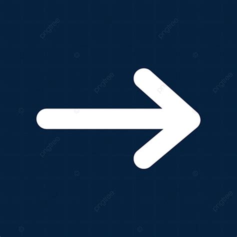 Right Direction PNG Picture, White Direction Arrow Right Icon, Arrow Icons, White Icons, Right ...