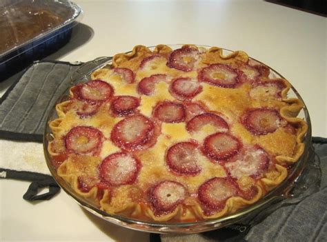 Strawberry Custard Pie | Just A Pinch Recipes