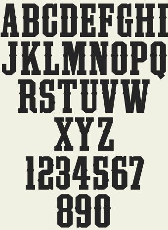 :Western. Somewhat like Rustic Western Signs letters | IMPRIMIBLES !!!! | Tipografía letras ...