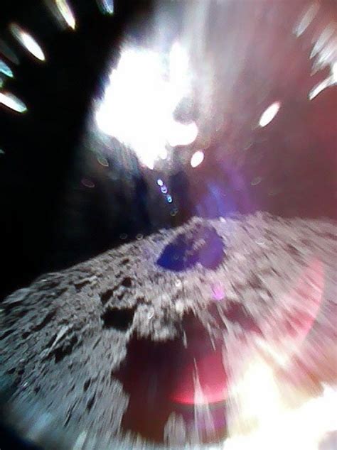 Latest images via Japanese rovers on asteroid Ryugu | Space | EarthSky