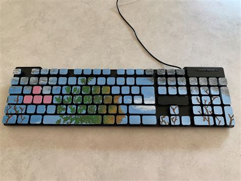 Technically not a mechanical keyboard, but my daughter has been ...