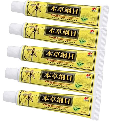 Buy nvyue 5PCS Natural Chinese al Cream Eczema, Dermatitis and Eczema Pruritus Psoriasis,Anti ...