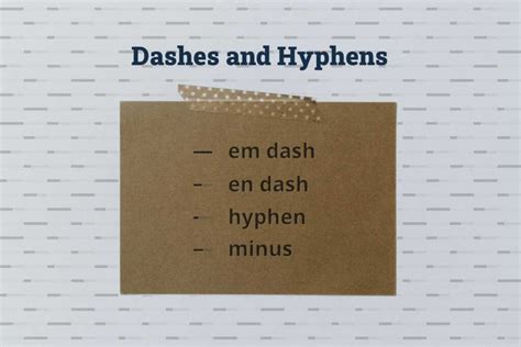 Em Dash, En Dash, Hyphen: How They Are Different | The Editor’s Manual