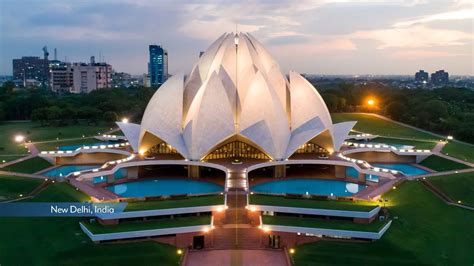 Baha'i House of Worship | New Delhi, India - YouTube