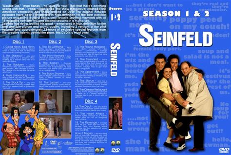 Seinfeld - Season 1 and 2 - TV DVD Custom Covers - 475Seinfeld - Season ...