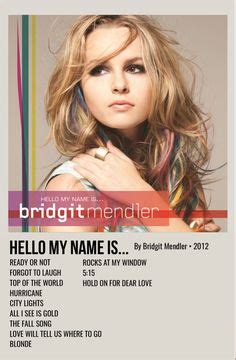 69 Bridgit Mendler: Hello My Name Is...Album ideas | bridgit mendler, hollywood records, debut album