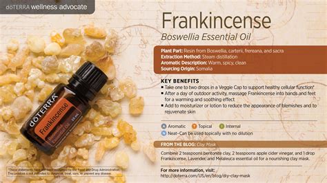 doTERRA Frankincense Essential Oil Uses with Recipes