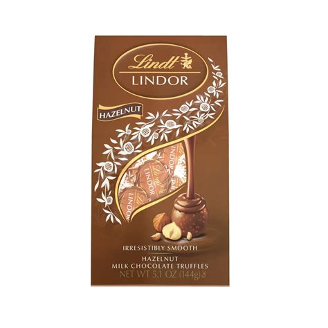 Lindt Lindor Hazelnut Milk Chocolate Truffles, 5.1 Oz. - Walmart.com ...