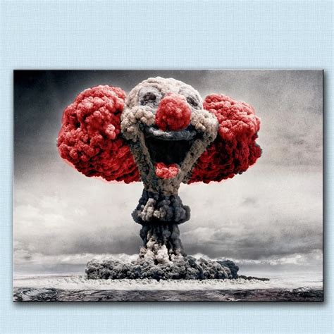 Canvas Art Large size Print Oil Painting Wall painting atomic bomb ...