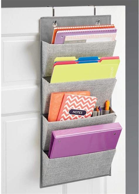 Soft Fabric Wall Mount/Over Door Hanging Storage Organizer - Crown ...