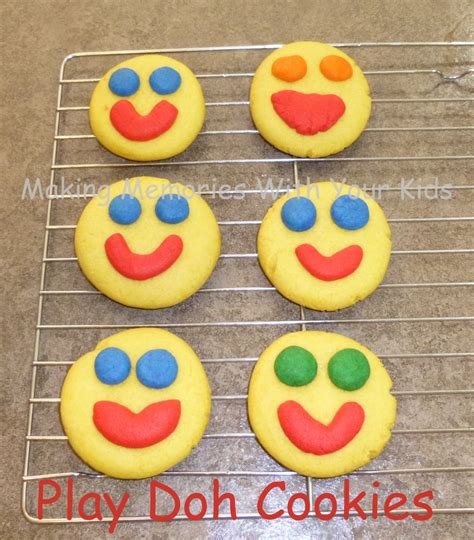 Play Doh Cookies - Making Memories With Your Kids