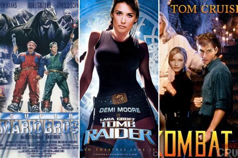 10 Video Game Movie Posters That Almost Happened