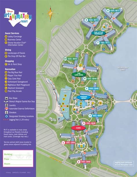 Disney's Art of Animation Resort Map | Disney "Did It" | Pinterest ...