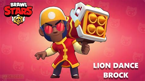 Chinese Lunar New Year Skin Lion Dance Brock - Brawl Stars Lunar New Year Seasonal Super Rare ...