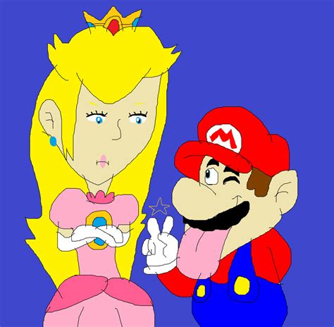 SMG4 Mario and Peach by sergi1995 on DeviantArt