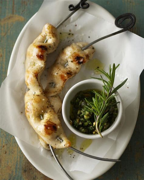 Chicken Brochettes with Chimichurri Salsa - Just Bare Foods