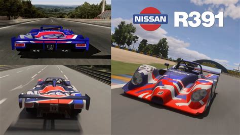 Nissan R391 in Racing Games - YouTube