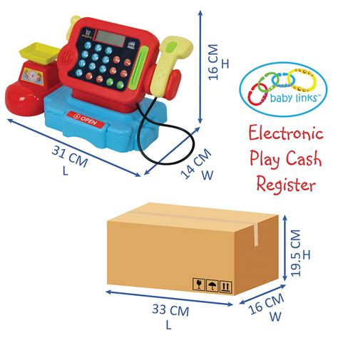 Electronic Pretend Play Cash Register Toy – Baby Links