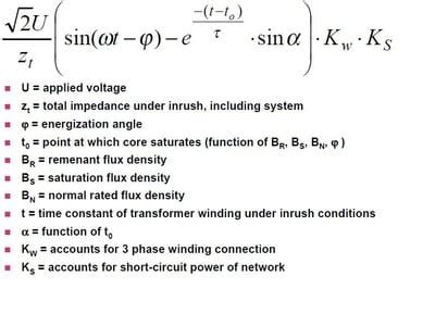 CR4 - Thread: Transformer Inrush Current