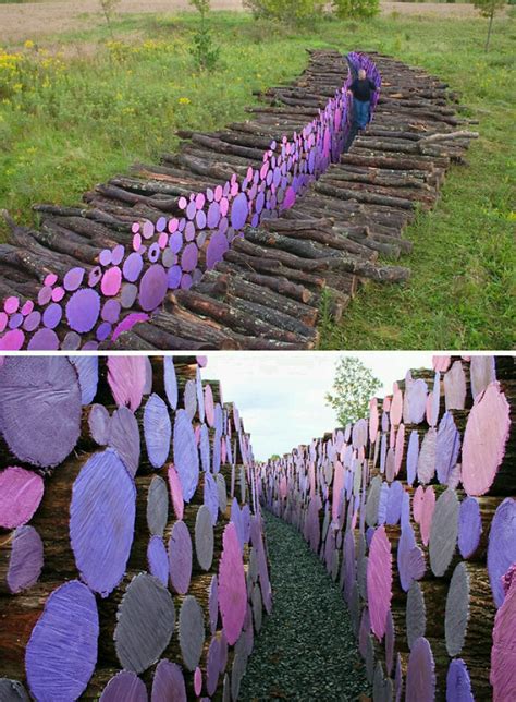 20 Amazing Wood Pile Art Pictures That Proves Anything Can Be Beautiful