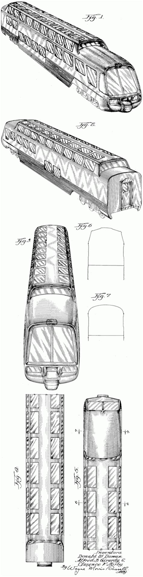 Pullman-Standard railway car design | Patent Room