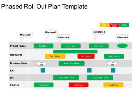 20 Project Rollout Plan Template