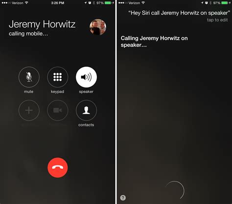 New in iOS 8.3: placing phone calls through speakerphone via 'Hey Siri ...