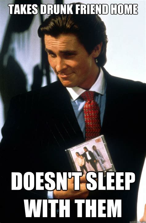 Good Guy Patrick Bateman memes | quickmeme