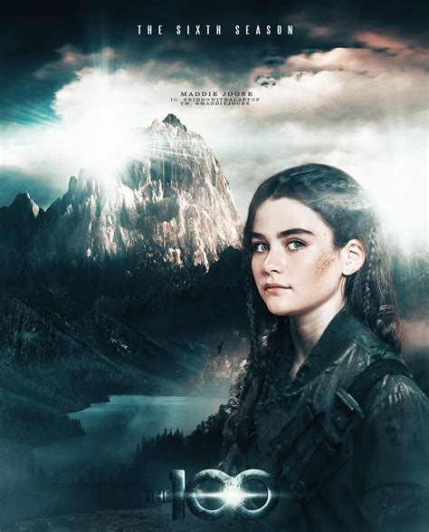 Madi fanmade season 6 poster | The 100 poster, The 100, Seasons poster