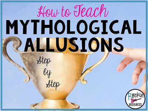 A STEP-BY-STEP APPROACH TO TEACHING MYTHOLOGICAL ALLUSIONS | Allusion, Mythology, Reading ...