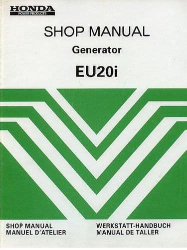 Honda Generator EU20i Service Manual