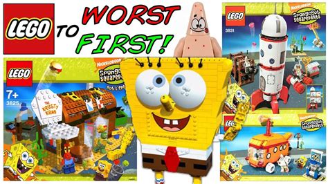 LEGO Worst To First | ALL LEGO Spongebob Sets! - Brickhubs