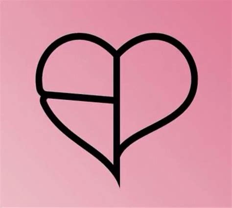 Black Pink Logo Outline
