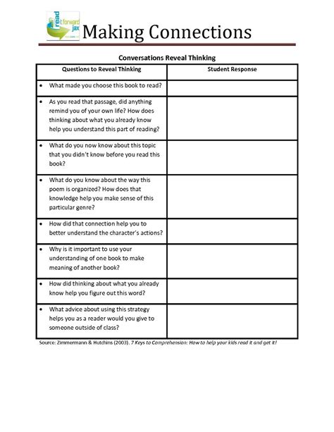 Earth's Systems Making Connections Worksheet