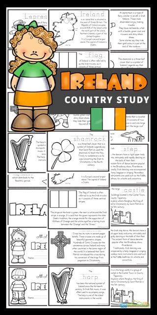 FREE Ireland for Kids Country Study