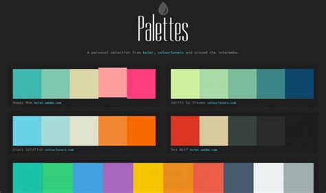 20+ Best HTML CSS Color Palette with Code Snippet - OnAirCode