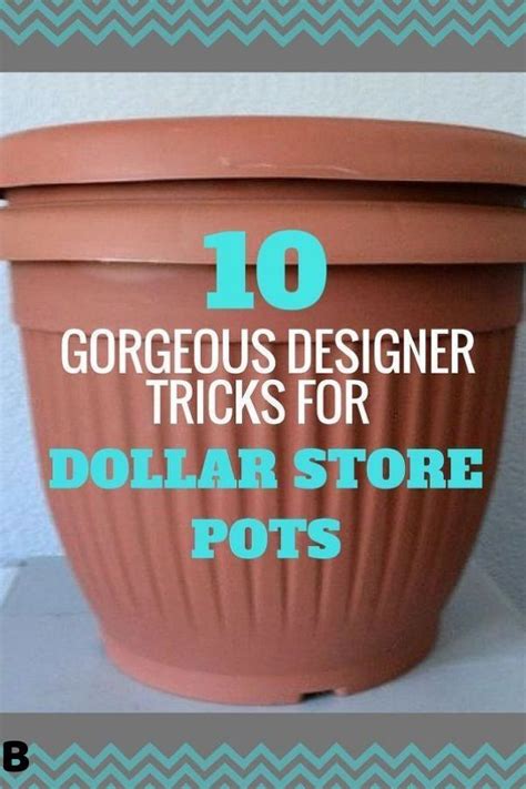 10 Easy DIY Dollar Store Planter Makeover Ideas | Garden decor projects ...