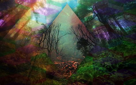 Download Enchanting Psychedelic Nature Wallpaper | Wallpapers.com