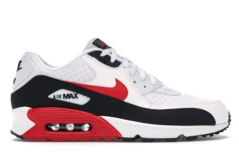 Nike Air Max 90 White University Red Black – Gamarra® Sitio Oficial