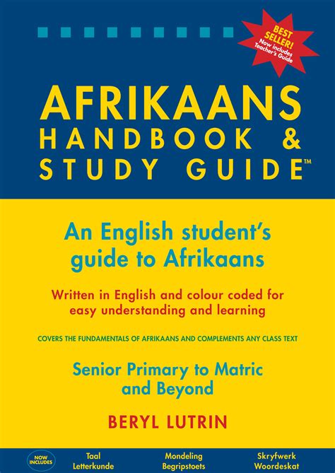 THE AFRIKAANS HANDBOOK & STUDY GUIDE - Grades: 5 to 12 + Tertiary - Berlut Books