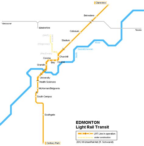 Edmonton Underground Map